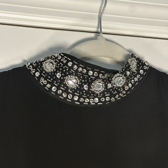 NWT Avenue Formal Dress Size 14 Long Sleeve With Cold Shoulder - Picture 6 of 13